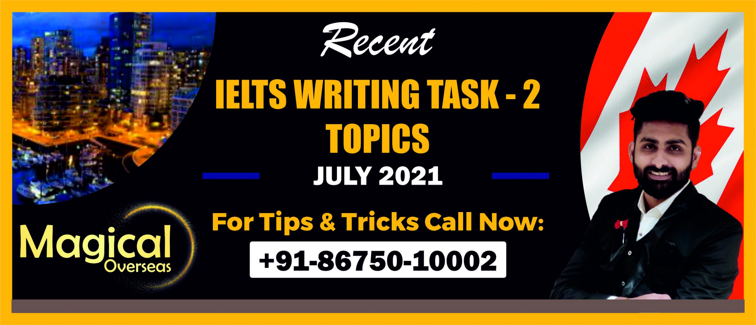 Writing Task 2 Topics July 2021